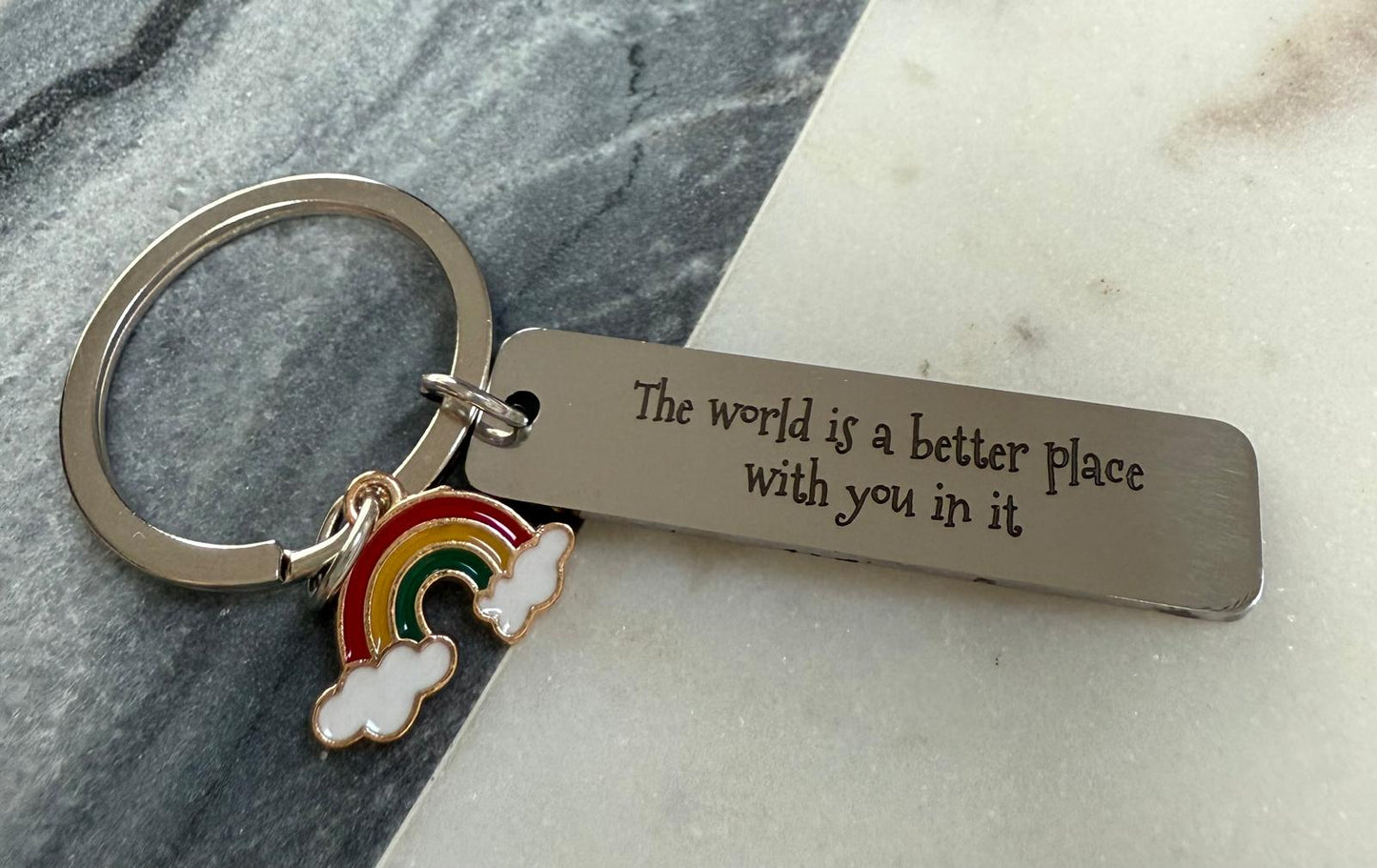 Classic Rainbow Keychain