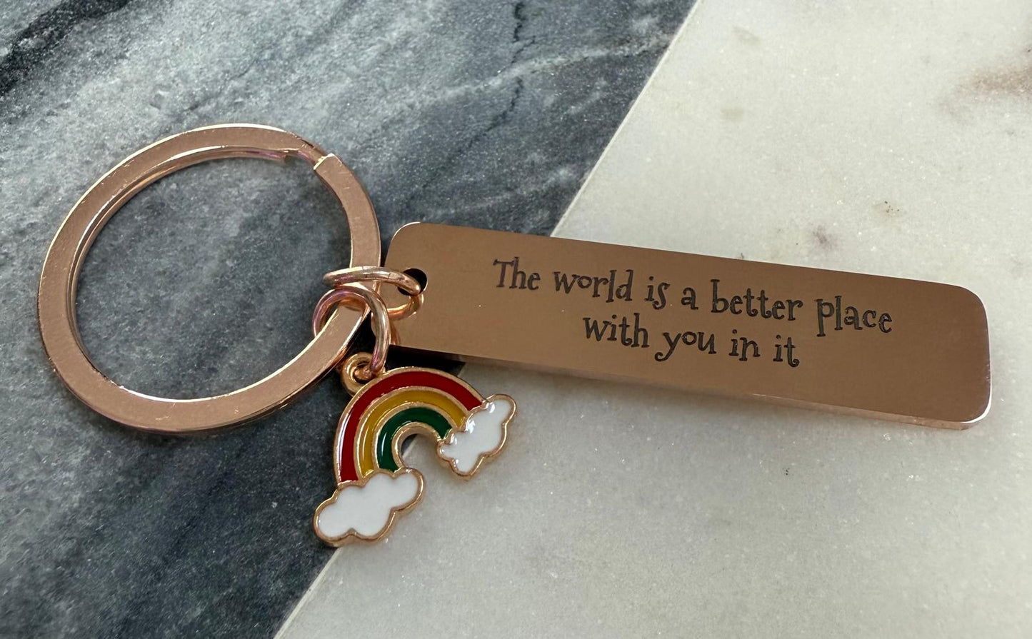 Classic Rainbow Keychain