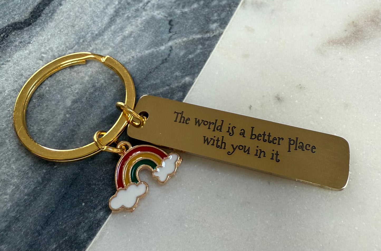 Classic Rainbow Keychain