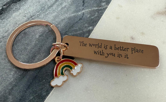 Classic Rainbow Keychain