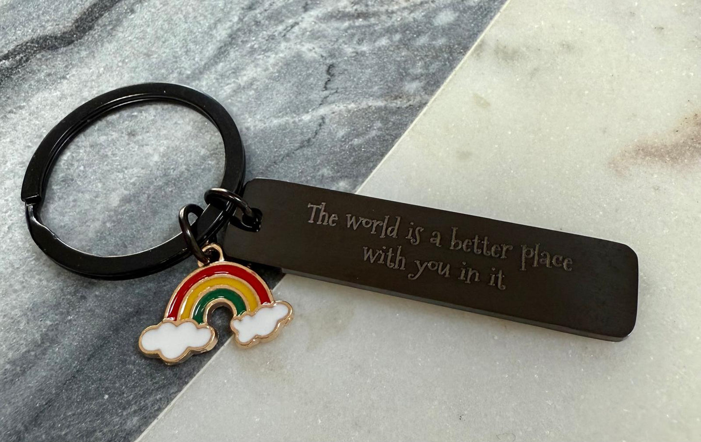 Classic Rainbow Keychain
